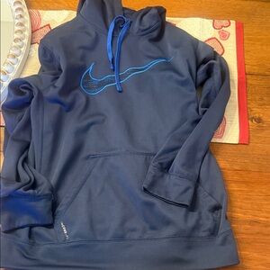 Nike Navy Pullover with Blue Swoosh